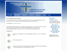 Tablet Screenshot of evfdiakonie.org